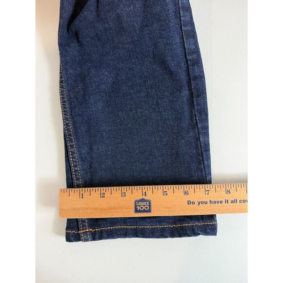 Old Navy Men's Stretch Slim Built In Flex Jeans Dark Rinse Wash Size 33 x 26 - Picture 11 of 12